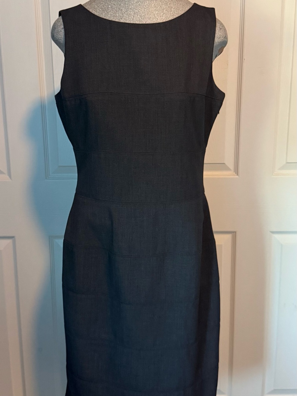 Calvin Klein Black Sleeveless Sheath Dress